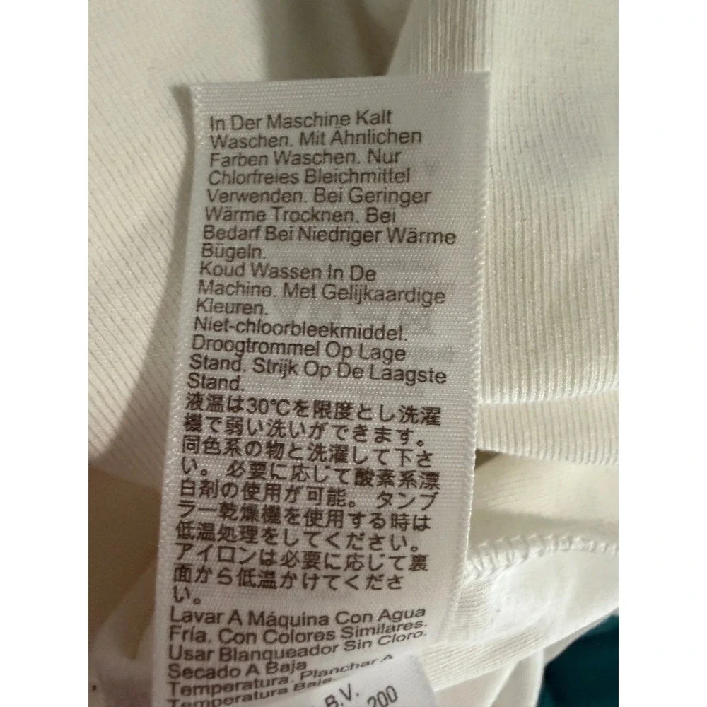 J. Crew Scoopneck Everyday Tee White 100% Cotton Knit M
